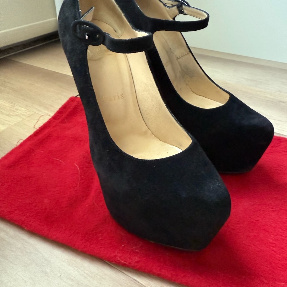 Christian Louboutin Suede Heels